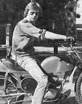 Richard with his motorcycle