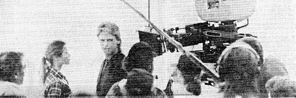 Richard on the set of MacGyver