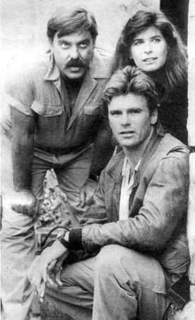 On the set of MacGyver