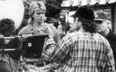 On the set of MacGyver