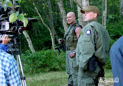 Richard on the Stargate set