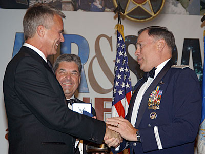 Richard is honored by the Air Force