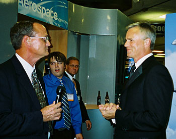 Richard is honored by the Air Force