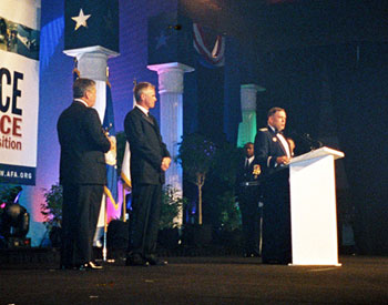 Richard is honored by the Air Force