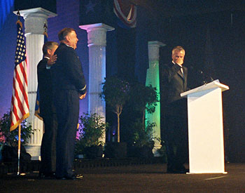 Richard is honored by the Air Force