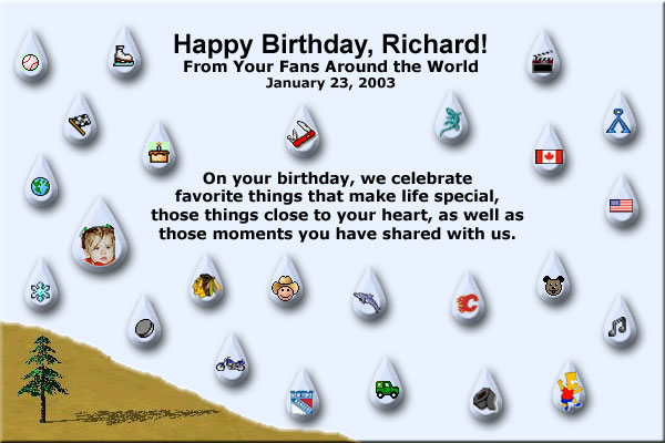 Happy Birthday Richard 2003