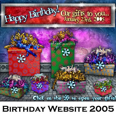 Link to the Birthday Website 2005