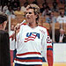 Team USA Olympic Hockey practice at the LA Forum - 1988