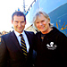 At the arrival of the Sea Shepherd ship Steve Irwin in Williamstown near Melbourne, Australia, with Ahron Young - March 20, 2013