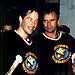 Celebrity All Star Hockey at Los Angeles, with Keanu Reeves - March 15, 1997