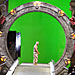 On the set of Stargate SG-1 during Full Circle - September 12, 2002