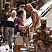 On the set of Stargate SG-1 during Full Circle - September 12, 2002