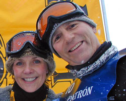 Richard and Amanda at Lake Louise