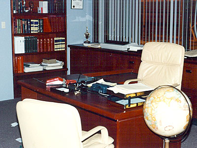 Pete Thornton's office