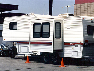 Richard's dressing trailer