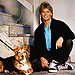 Publicity photo - MacGyver - with Whiskey - July 11, 1989