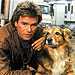 Publicity photo - MacGyver - with Whiskey