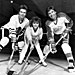 Celebrity hockey, with Emma Samms and Alan Thicke - December 10, 1985