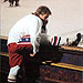 Team USA Olympic Hockey practice at the LA Forum - 1988