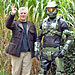 Promoting Halo 3 at the Merrion Hotel in Dublin, with Master Chief - September 25, 2007