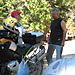 Motorcycle trip to Sequoia National Park, Mojave Desert, and Sherman Pass - May 9, 2009 - RDA's photo sent via email, May 12, 2009: 'Friends are Wil Calhoun and Bruce Cook, both are SCUBA buds as well. Now we are a motorcycle gang: The Muffin Top Gang - MTG'