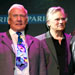 Jules Verne Award in Paris with Amanda Tapping and Buzz Aldrin - October 11, 2012