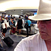 Selfie - RDA's photo sent via email, August 7, 2014: 'In Baggage Claim I was sure to be alone; I would lose him there.'