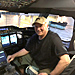 New Zealand - RDA's photo sent via text, March 24, 2016: 'Qantas pilots, flight crew -- having spent some 14 odd hours focused on getting all of us safely back to Los Angeles.... ask politely and respectfully for my presence in the cockpit. These gentlemen are MASSIVE MacGyver officianados!! I am a huge Airplane pilot fan!! I miss riding up front... used to do it all the time.'