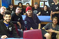 On the Sea Shepherd ship Sam Simon