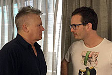 Richard with David Farrier