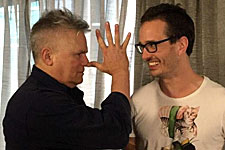 Richard with David Farrier