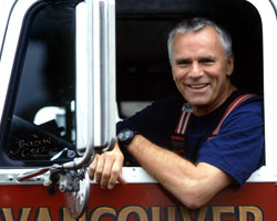 Richard in the Fire Fighters' Cookbook