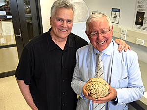 Richard's picture with Professor Richard Faull