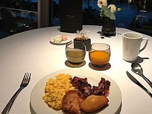 Richard's picture of his breakfast in Lyon