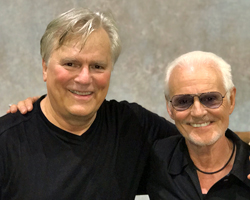 Richard and Michael Des Barres reunite at the Rhode Island Comic Con