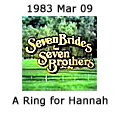 Seven Brides for Seven Brothers - A Ring for Hannah - March 9, 1983